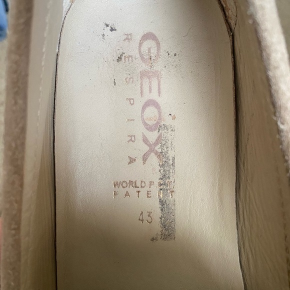 Geox Respira Men's Siron light tan Suede Slip On Loafers 43 EU, 10US - Picture 16 of 16